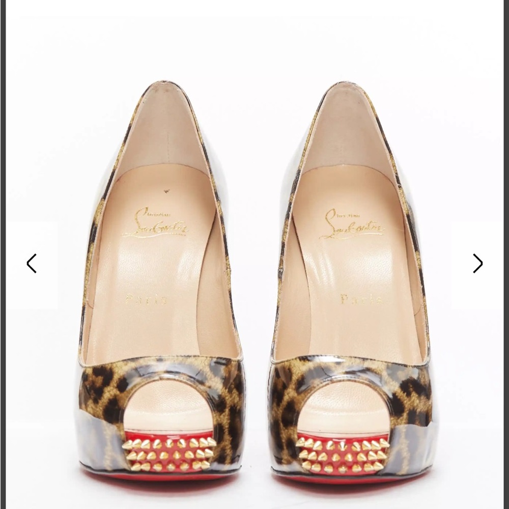 Christian Louboutin Very Privè Leopard Heels